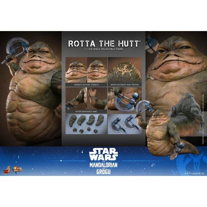 Star Wars Movie Masterpiece Action Figure 1/6 Rotta The Hutt 32 cm