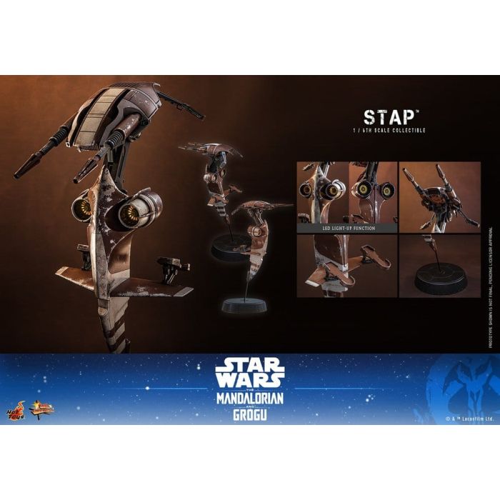 Star Wars: The Mandalorian & Grogu Movie Masterpiece Accessory 1/6 STAP 32 cm