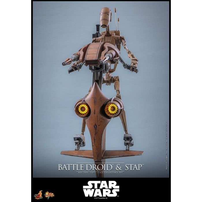 Star Wars: The Phantom Menace Movie Masterpiece Action Figure Set 1/6 Battle Droid & STAP 32 cm