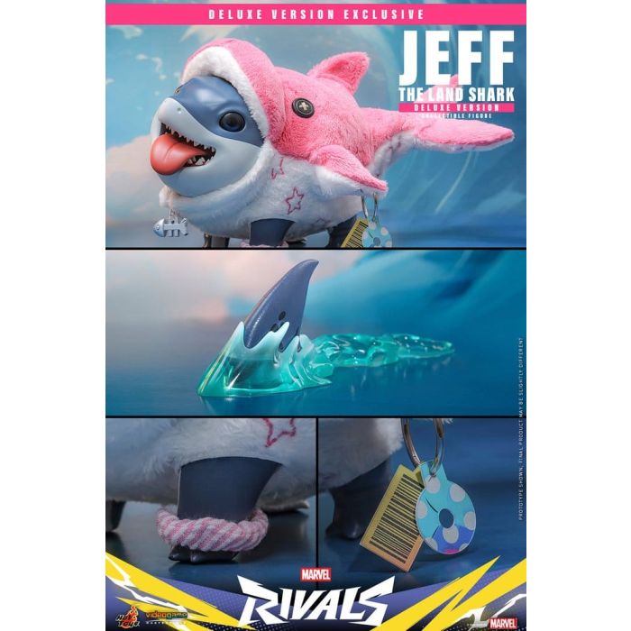 Marvel Rivals Videogame Masterpiece Series Action Figure Jeff the Land Shark (Deluxe Version) 11 cm