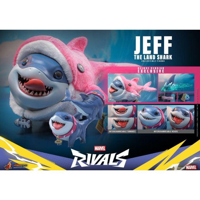 Marvel Rivals Videogame Masterpiece Series Action Figure Jeff the Land Shark (Deluxe Version) 11 cm