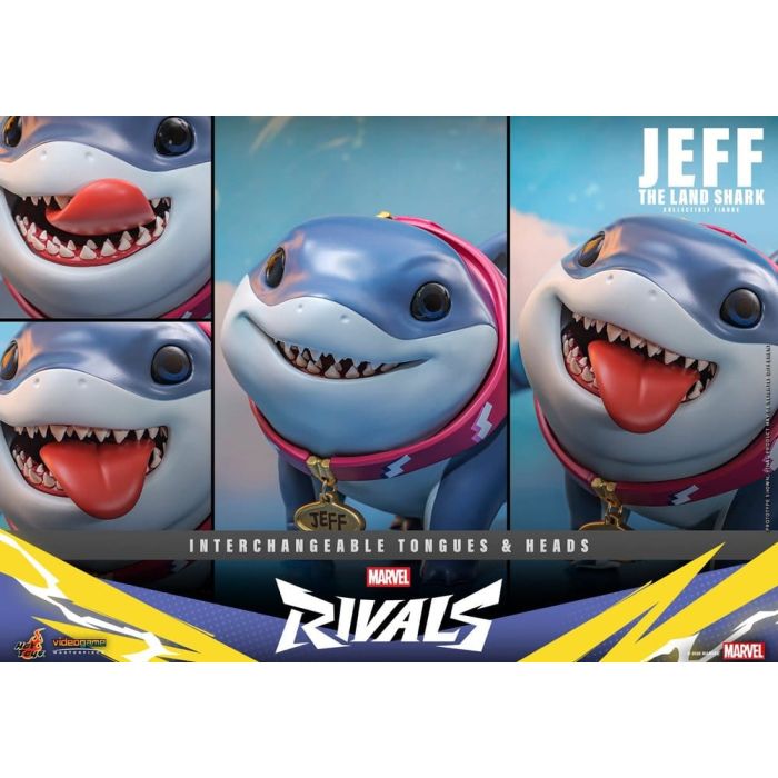 Marvel Rivals Videogame Masterpiece Series Action Figure Jeff the Land Shark 11 cm