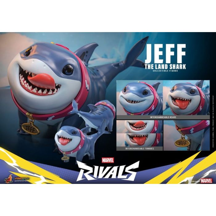 Marvel Rivals Videogame Masterpiece Series Action Figure Jeff the Land Shark 11 cm