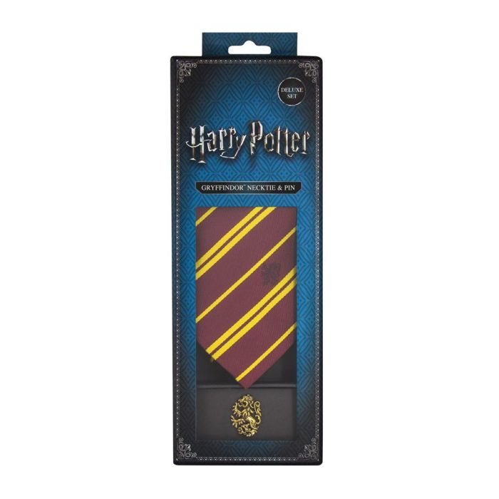 Harry Potter Tie & Metal Pin Deluxe Box Gryffindor 