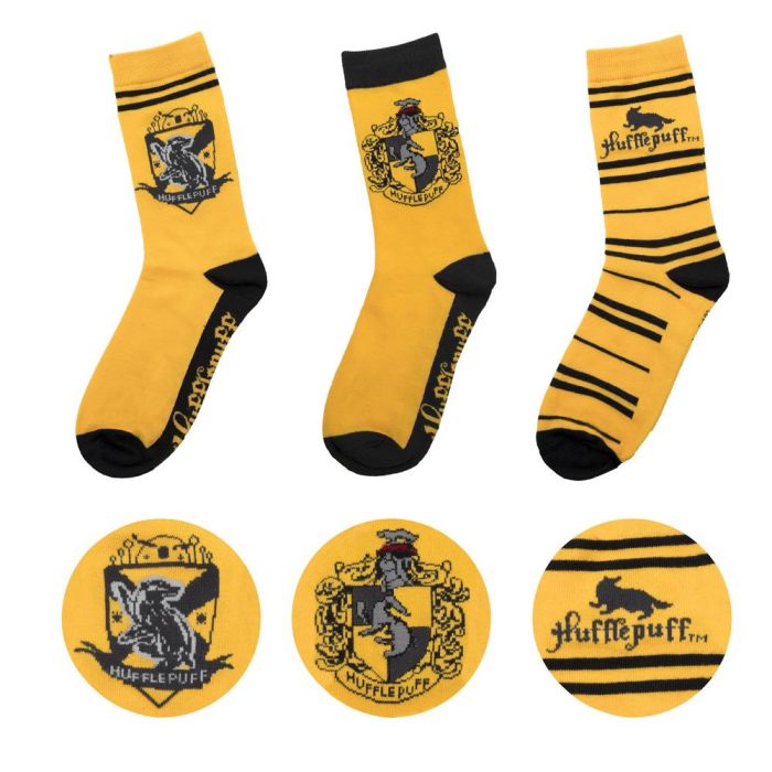 Harry Potter Socks 3-Pack Hufflepuff 