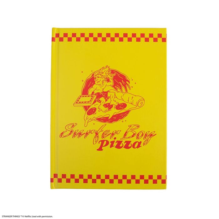 Stranger Things Notebook Surfer Boy Pizza Hardcover 