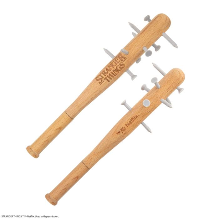 Stranger Things Spiked Bat Pen & Stranger Things Pin 