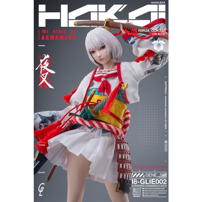Original Character i8Toys x Gharliera Action Figure 1/6 The Girls of Armament Rirua Ookami 28 cm