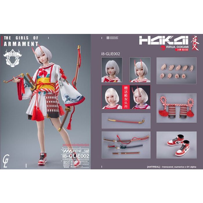 Original Character i8Toys x Gharliera Action Figure 1/6 The Girls of Armament Rirua Ookami 28 cm