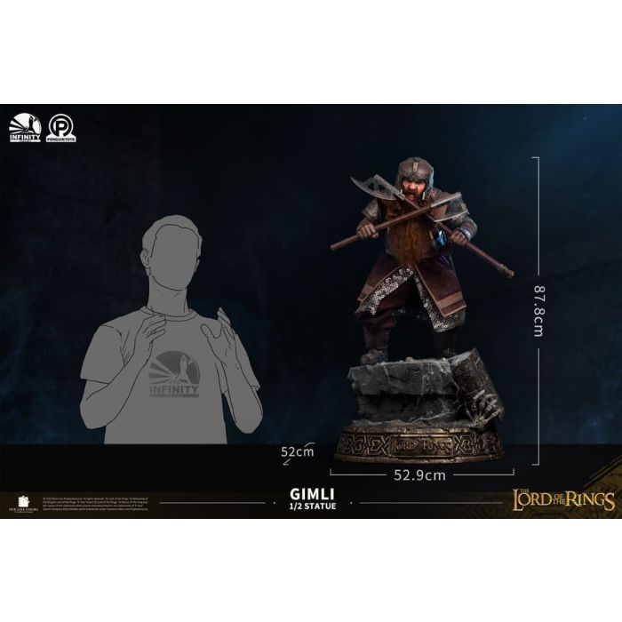 Lord Of The Rings Master Forge Series Statue 1/2 Gimli 88 cm