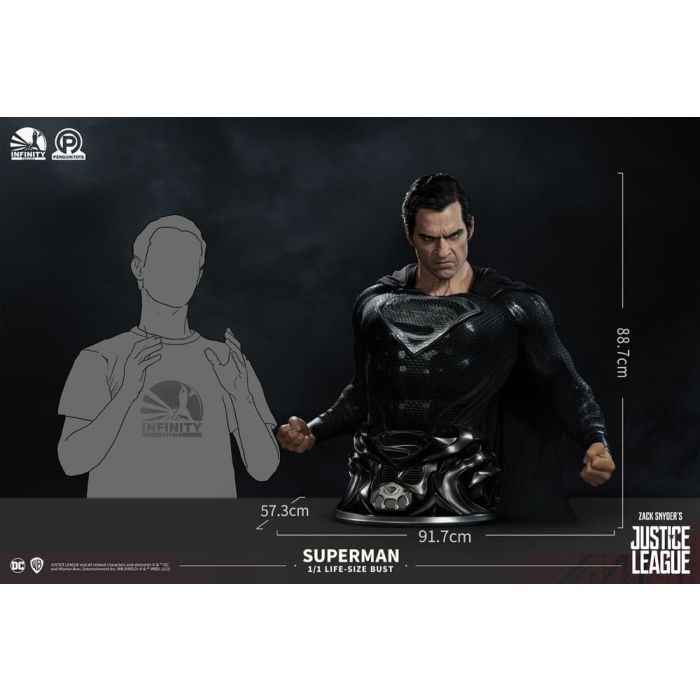 Justice League Life Size Bust Superman 89 cm