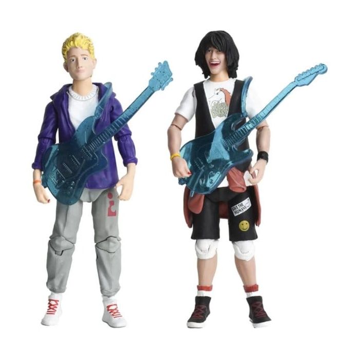 Bill & Ted's Excellent Adventure Twin Pack Action Figures (Limited Edition) 13 cm