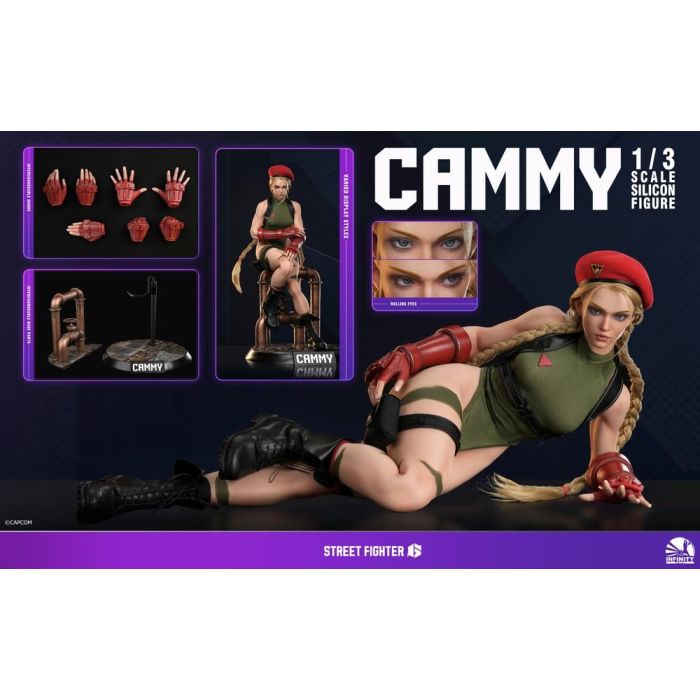 Street Fighter 6 Silicone Action Figure 1/3 Cammy 65 cm