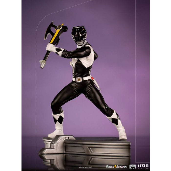 Power Rangers BDS Art Scale Statue 1/10 Black Ranger 17 cm