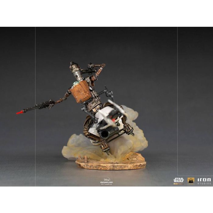 Star Wars The Mandalorian Deluxe Art Scale Statue 1/10 IG-11 & The Child 20 cm