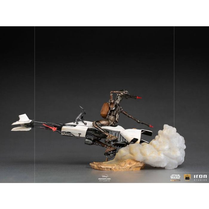 Star Wars The Mandalorian Deluxe Art Scale Statue 1/10 IG-11 & The Child 20 cm