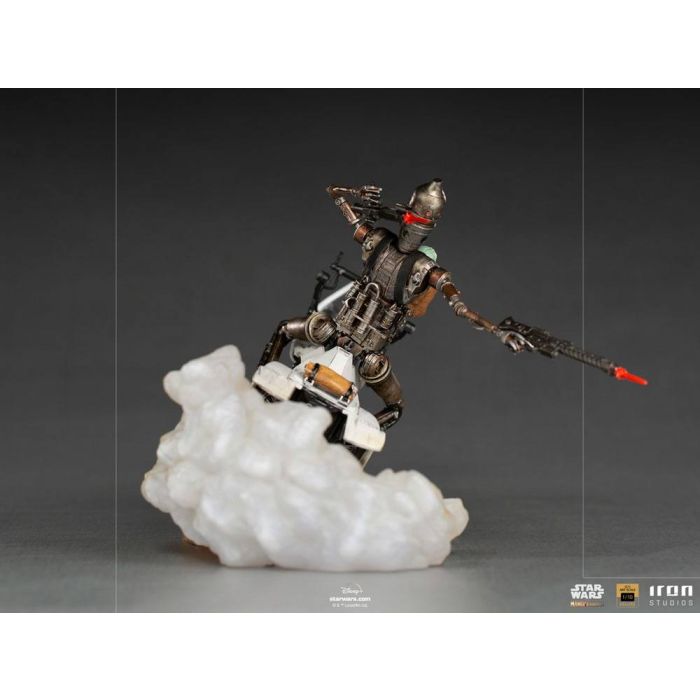 Star Wars The Mandalorian Deluxe Art Scale Statue 1/10 IG-11 & The Child 20 cm