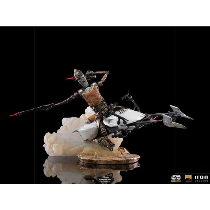 Star Wars The Mandalorian Deluxe Art Scale Statue 1/10 IG-11 & The Child 20 cm