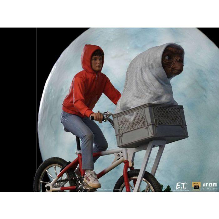 E.T. the Extra-Terrestrial Deluxe Art Scale Statue 1/10 E.T. & Elliot 27 cm