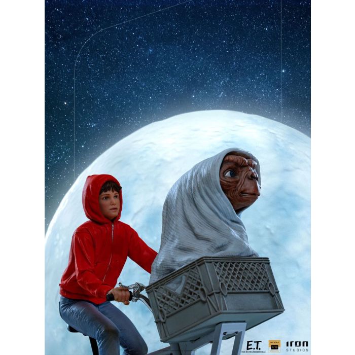 E.T. the Extra-Terrestrial Deluxe Art Scale Statue 1/10 E.T. & Elliot 27 cm