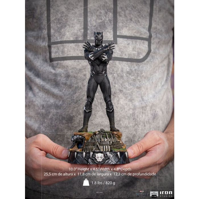 The Infinity Saga Art Scale Statue 1/10 Black Panther Deluxe 25 cm
