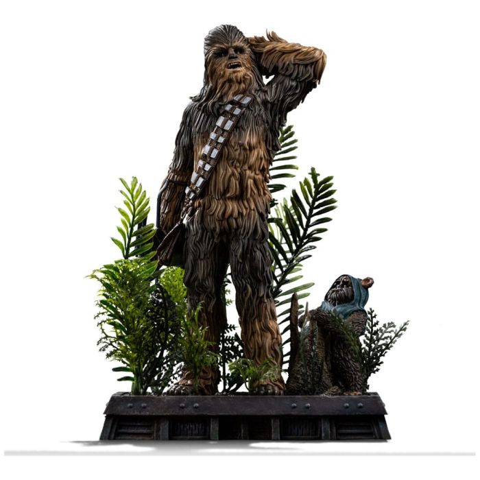 Star Wars Episode VI Art Scale Statue 1/10 Chewbacca and Tokkat 22 cm            