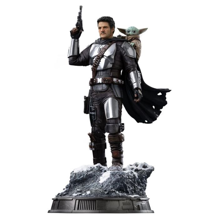 The Mandalorian & Grogu Art Scale Statue 1/10 The Mandalorian and Grogu 25 cm