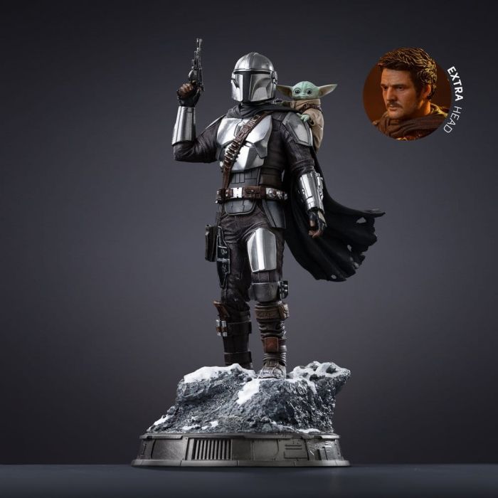 The Mandalorian & Grogu Art Scale Statue 1/10 The Mandalorian and Grogu 25 cm