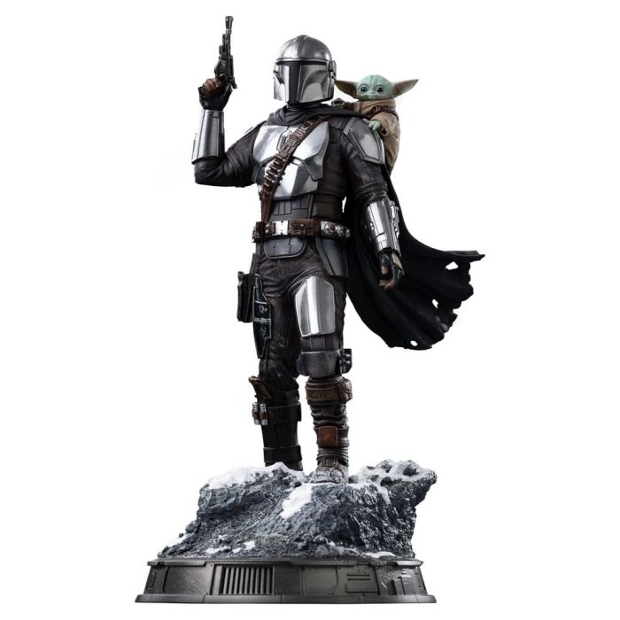 The Mandalorian & Grogu Art Scale Statue 1/10 The Mandalorian and Grogu 25 cm