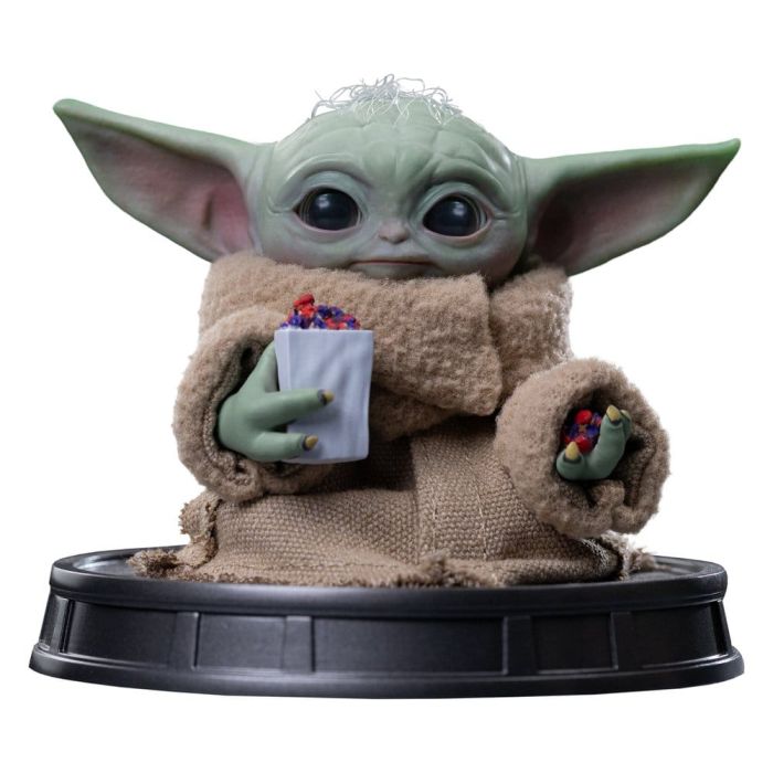 The Mandalorian & Grogu Grogu Collection Statue Grogu Popcorn Time