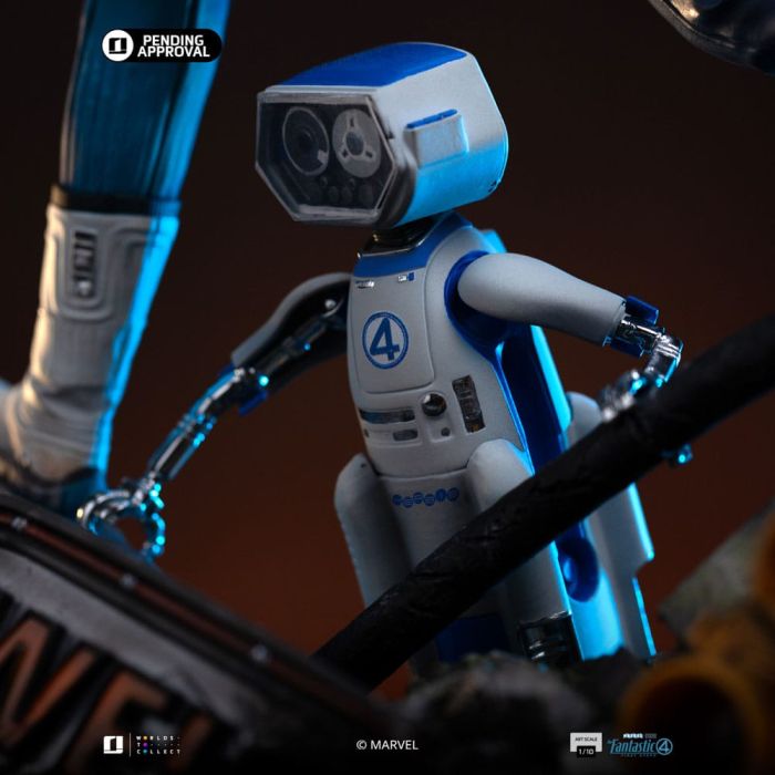 Fantastic Four Art Scale Statue 1/10 Mr. Fantastic and H.E.R.B.I.E 26 cm              
