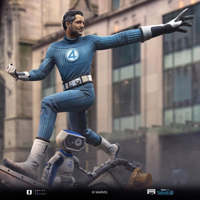 Fantastic Four Art Scale Statue 1/10 Mr. Fantastic and H.E.R.B.I.E 26 cm              
