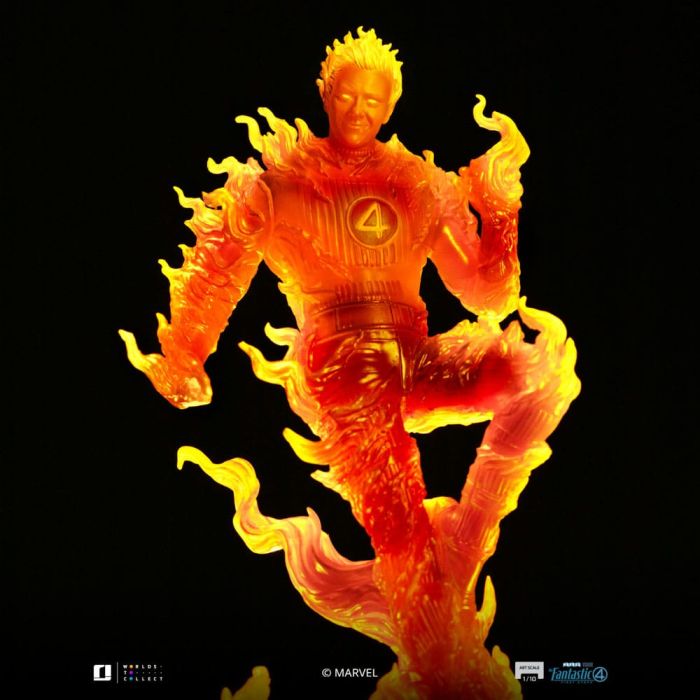 Fantastic Four Art Scale Statue 1/10 Human Torch 30 cm              