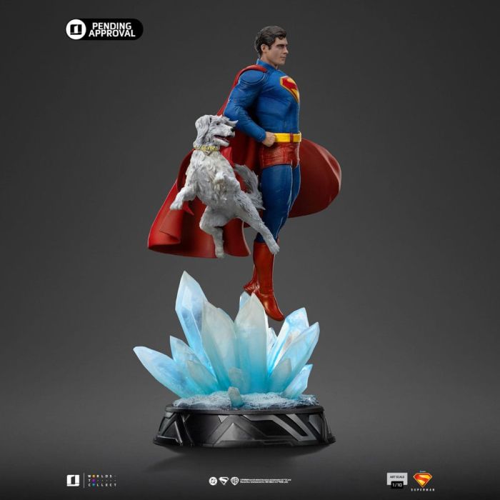 Superman Legacy Art Scale Statue 1/10 Superman & Krypto 32 cm              