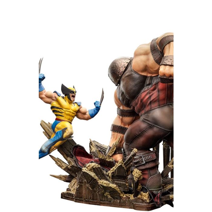 Marvel BDS Art Scale Statue 1/10 Wolverine vs Juggernaut heo EU Exclusive 30 cm