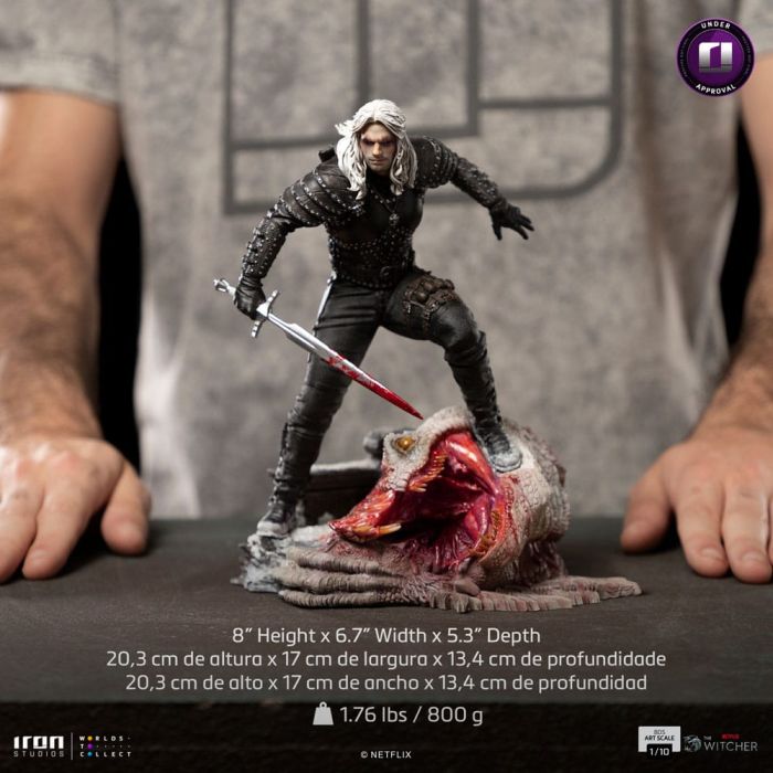 The Witcher BDS Art Scale Statue 1/10 Geralt of Riva 33 cm