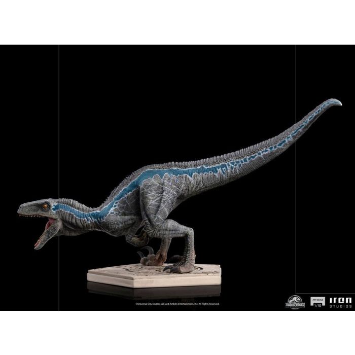 Jurassic World Fallen Kingdom Art Scale Statue 1/10 Blue 19 cm