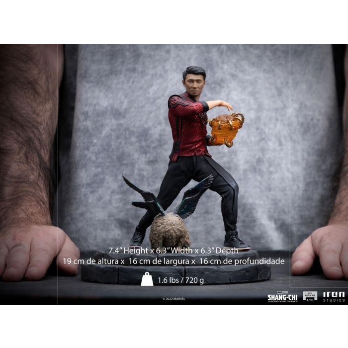 Shang-Chi and the Legend of the Ten Rings BDS Art Scale Statue 1/10 Shang-Chi & Morris 19 cm