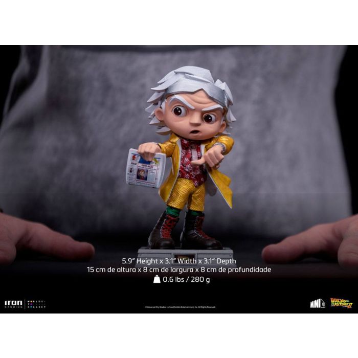 Back to the Future II Mini Co. PVC Figure Doc Brown 15 cm