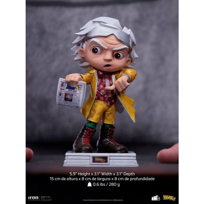 Back to the Future II Mini Co. PVC Figure Doc Brown 15 cm