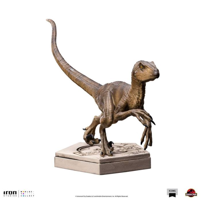 Jurassic World Icons Statue Velociraptor B 9 cm