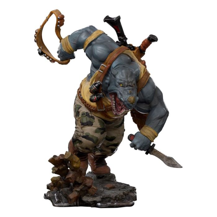 Teenage Mutant Ninja Turtles BDS Art Scale Statue 1/10 Rocksteady 24 cm