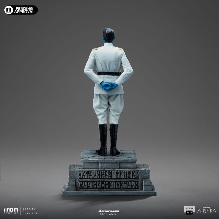 Star Wars Ahsoka Art Scale Statue 1/10 Grand Admiral Thrawn 25 cm