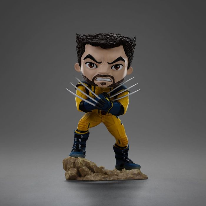 Deadpool & Wolverine Mini Co. PVC Figure Deadpool and Wolverine set Unmasked 14 cm 