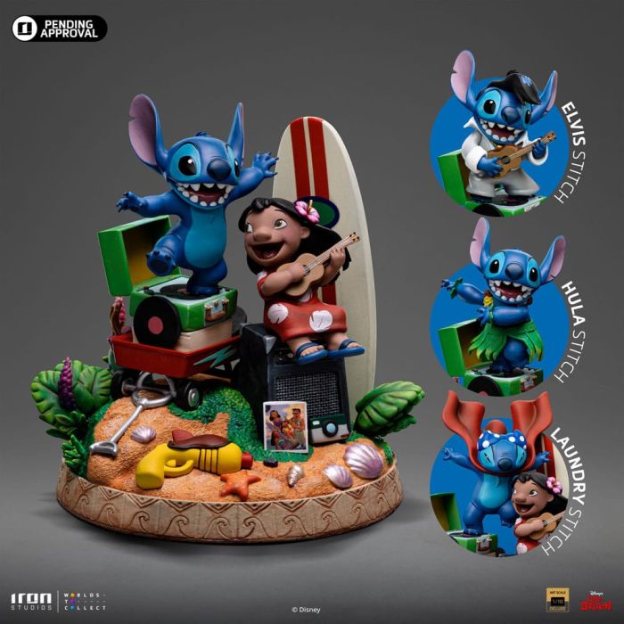 Lilo & Stitch Deluxe Art Scale Statue 1/10 Lilo & Stitch 20 cm  
