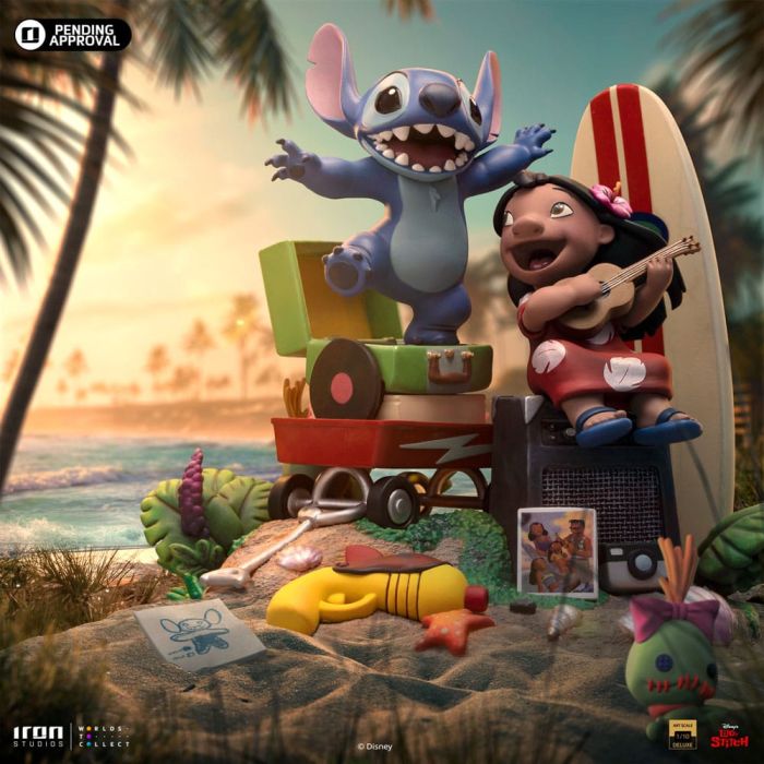 Lilo & Stitch Deluxe Art Scale Statue 1/10 Lilo & Stitch 20 cm  