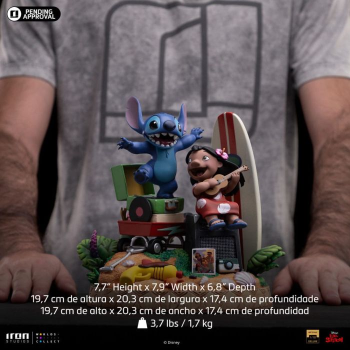 Lilo & Stitch Deluxe Art Scale Statue 1/10 Lilo & Stitch 20 cm  