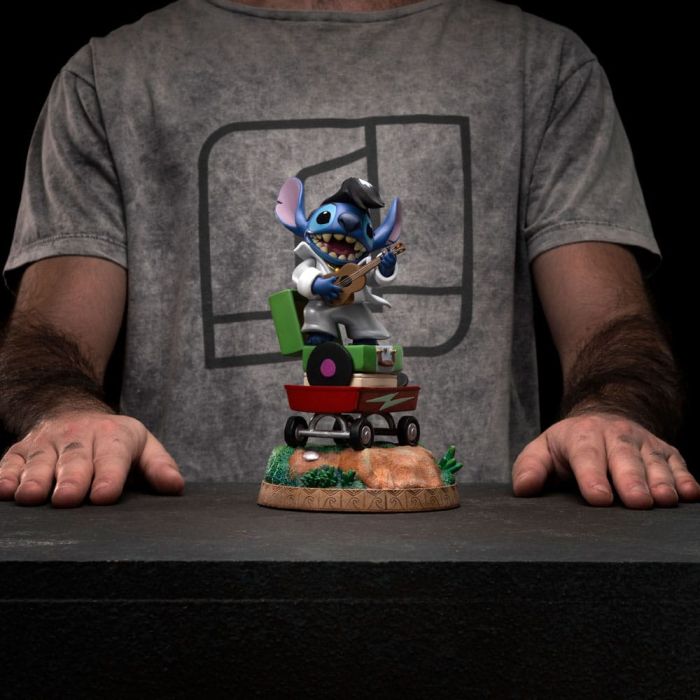 Lilo & Stitch Art Scale Statue 1/10 Stitch King of Rock 17 cm  