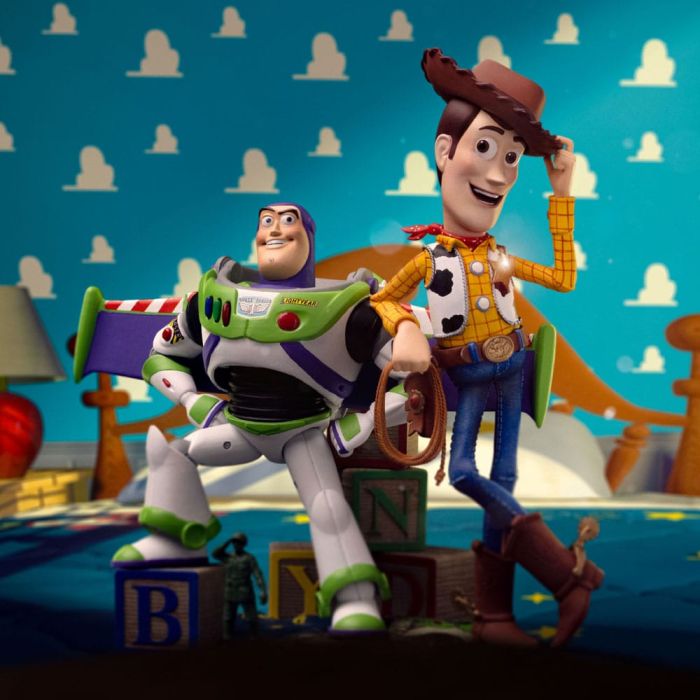 Toy Story Deluxe Art Scale Statue 1/10 Buzz & Woody 38 cm   