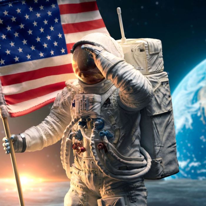 NASA Art Scale Statue 1/10 Apollo 11 Astronaut 23 cm 